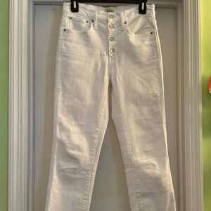 J. Crew Denim White Jeans